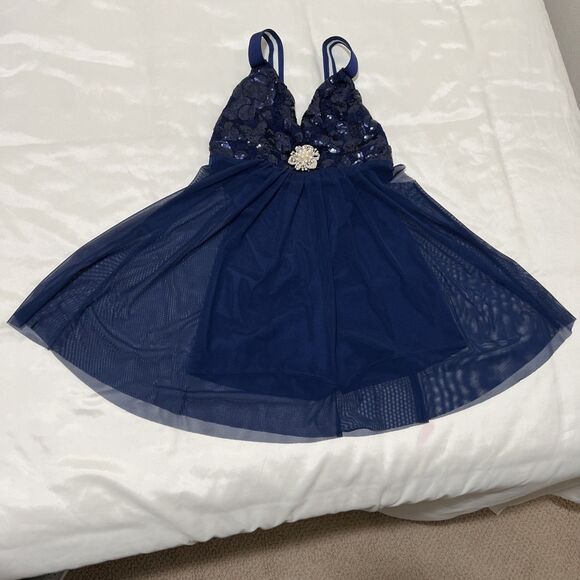 Ice Figure Skating Baton Twirling Dance Skirted Dress Leotard Adult M Kelle - Picture 1 of 11